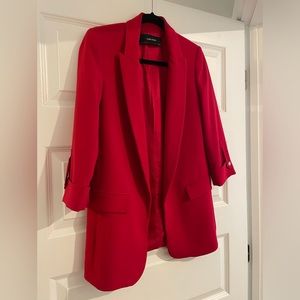 Red Zara Blazer